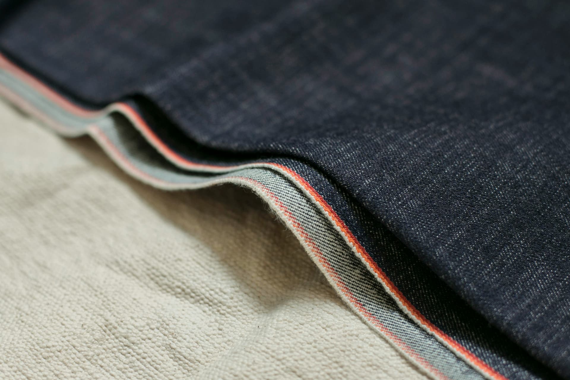 Lisière selvedge denim indigo